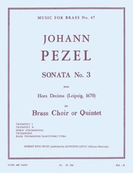 Hora Decima - Sonata No 3 [brass ensem] BRASS 5TET