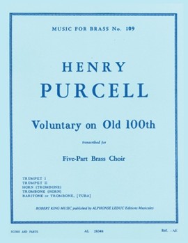 Voluntary on Old 100th [brass quintet] Purcell Brass Qnt