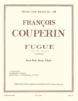 Fugue On 'kyrie' (quartet-brass) by Couperin Francois for