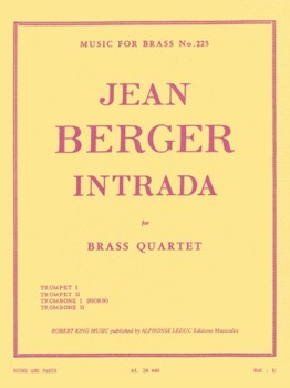 Intrada (quartet-brass) by Berger Jean for