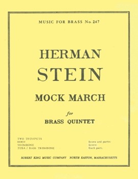 Mock March (quintet-brass) by Stein Herman for
