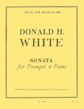 Sonata (trumpet & Piano) by White Donald H for Trumpet