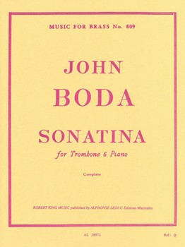 Sonatina by Boda J for Trombone and Piano