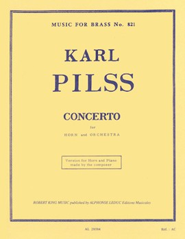 Concerto (horn & Piano) by Pilss Karl for Horn