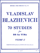 70 Studies For Bb Flat Tuba Vol 2 [tuba] Blazhevich