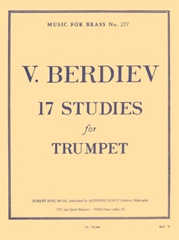 17 Studies by Berdiev V for Trumpet Method
