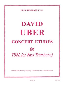 Concert Etudes by Uber David for Tuba Method
