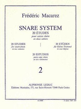 Snare System 20 Studies For Snare Drum (volume 2) by Macarez Frederic for Drums