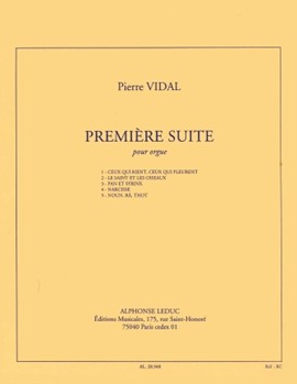 Suite No.1 (organ) by Vidal Paul for Organ