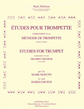 Etudes Pour Trompette by McDunn Mark - Rusch Harold - for Trumpet Method