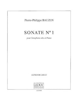 Sonate #1 by Bauzin Pierre-Philippe for Alto Saxophone and Piano