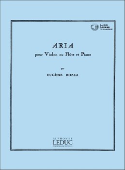 Aria (book/download Card Al30689) by Bozza Eugene for Violin/Piano