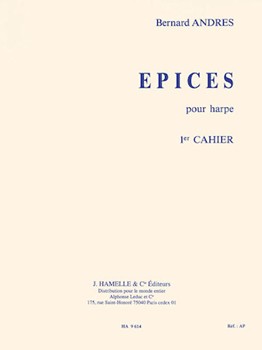 Bernard Andres - Epices Pour Harpe (1er Cahier) by Andres Bernard for Harp