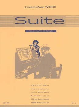 Charles-marie Widor - Suite Pour Flute Et Piano Op. 34 by Widor Charles-Marie for Flute