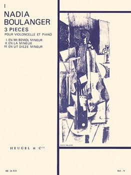 3 Pieces No. 1 In E Flat Minor (cello & Piano) by Boulanger Nadia for Cello Part