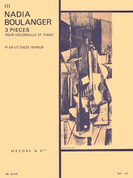 3 Pieces - No. 3 In C Sharp Minor (cello & Piano) by Boulanger Nadia for Cello Part