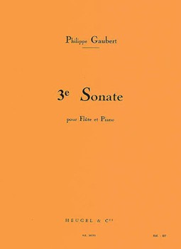 Sonata #3 by Gaubert Philippe for Flute and Piano
