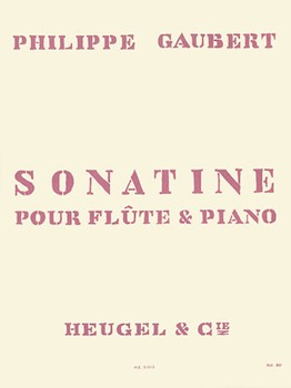 Sonatine [flute] Gaubert - Heugel Edition