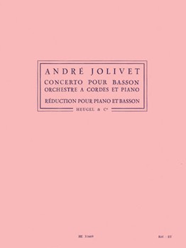 Concerto by Jolivet Andre for Bassoon and Piano
