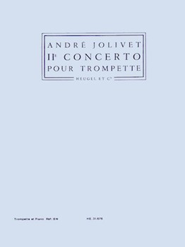 Concerto #2 by Jolivet Andre for Trumpet and Piano