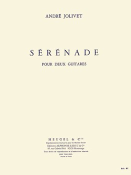 Serenade (guitars 2) by Jolivet Andre for