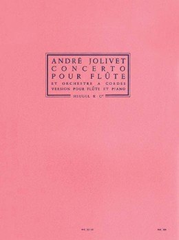 Concerto (flute Et Orchestre) by Jolivet Andre for Flute Solo