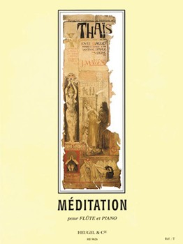 Meditation (flute & Piano) by Massenet Jules for Flute