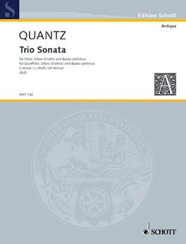 Trio Sonata C-Moll by Quantz Johann Joachim - Hugo Ruf - for