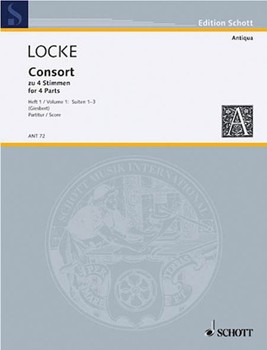 Consort in 4 Parts - Part 1 by Locke Matthew - Giesber Franz Julius - for Score