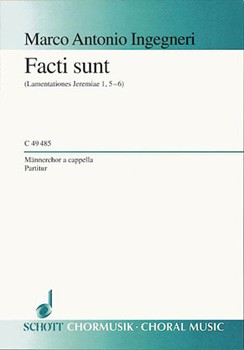 Facti Sunt by Ingegneri Marco Antonio for TTBB