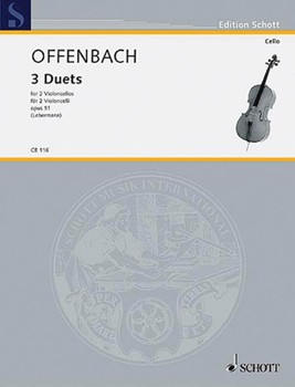 3 Duets Op. 51 by Offenbach Jacques - Lebermann Walter - for