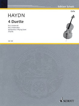 4 Duets for 2 Cellos by Haydn Joseph for