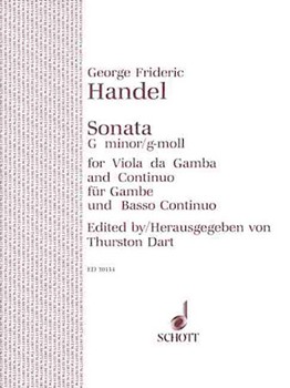 Sonata In G Minor by Handel George Frideric - Dart - for Viola and Piano