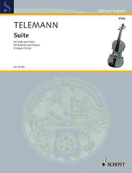 Suite In D Major by Telemann Georg Philipp - Watson Forbes - for Viola and Piano
