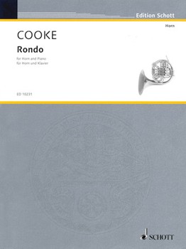 Rondo In B-flat Major by Cooke Arnold for French Horn and Piano