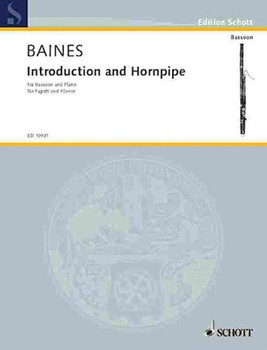 Introduction & Hornpipe by Baines Francis for Bassoon and Piano