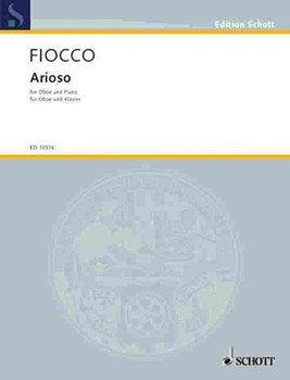 Arioso by Fiocco Joseph-Hector - Bent and O'Neill - for Oboe and Piano