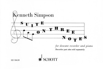 Suite on 3 Notes by Simpson Kenneth for
