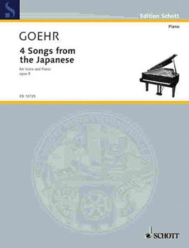 4 Songs from the Japanese Op. 9 by Goehr Alexander for