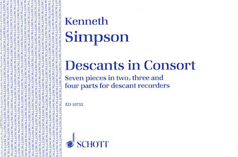 Descants in Consort by Simpson Kenneth for