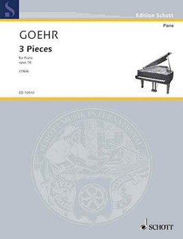 3 Pieces Op. 18 by Goehr Alexander for