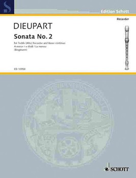 Sonata No. 2 A Minor by Dieupart Francis - Walter Bergmann - for