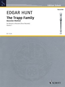 Trapp Family Recorder - Volume 1 by Trapp Family - Hunt Edgar Hubert - for Recorder