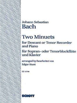 2 Minuets by Bach Johann Sebastian for