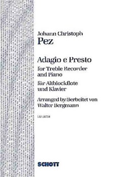 Adagio and Presto by Pezel Johann Christoph for