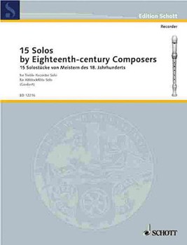 15 Solos by Eighteenth-Century Composers by Various - Giesber Franz Julius - for
