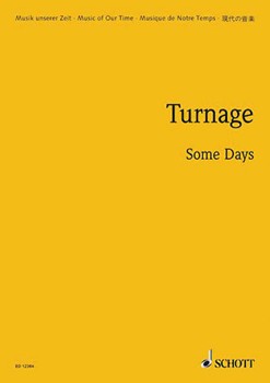 Some Days by Turnage Mark-Anthony for