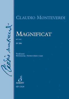 Magnificat A 6 Vocal Score by Monteverdi Claudio for