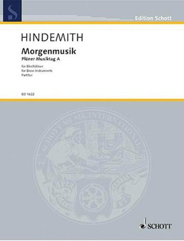 Morgenmusik Score by Hindemith Paul for Full Score