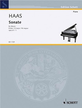 Piano Sonata Op. 61 No. 1 by Haas Joseph for